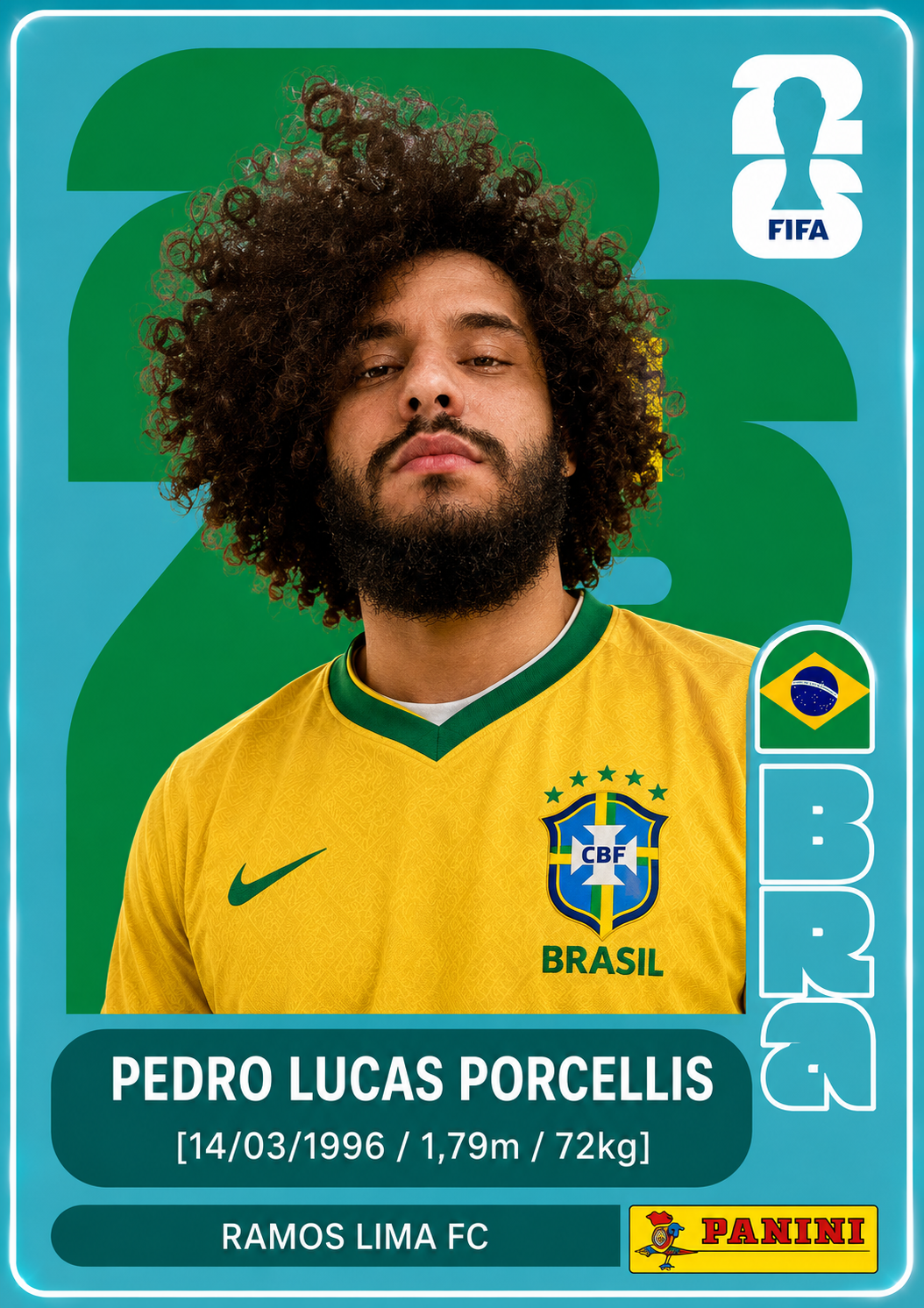 Figurinha Pedro Lucas Porcellis