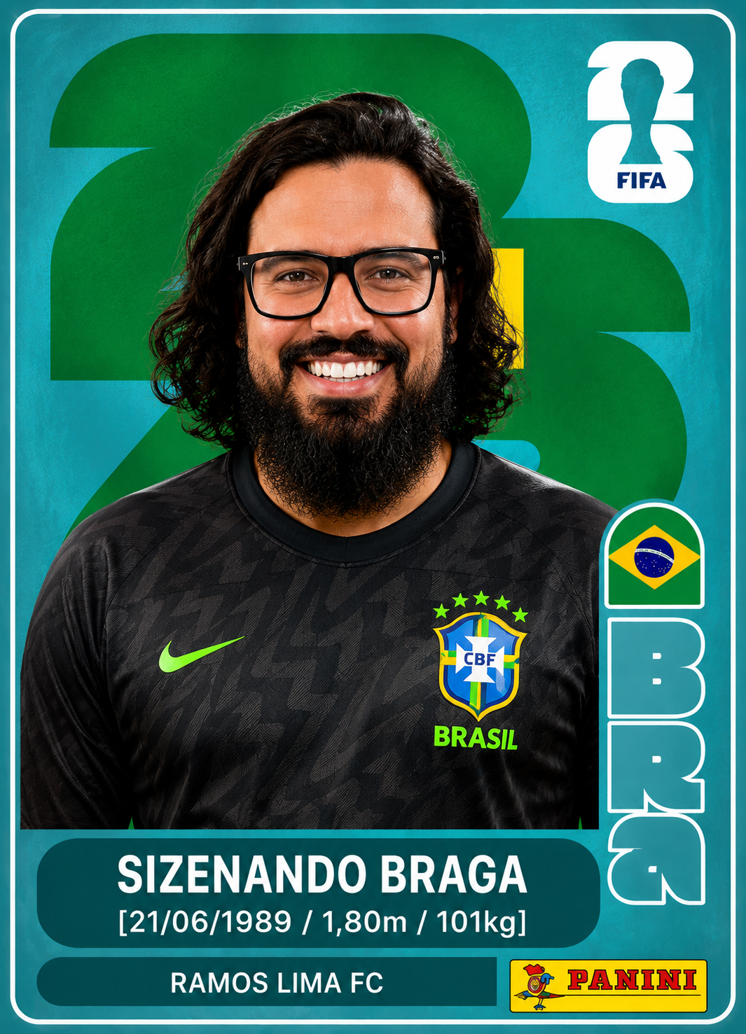 Figurinha Sizenando Braga